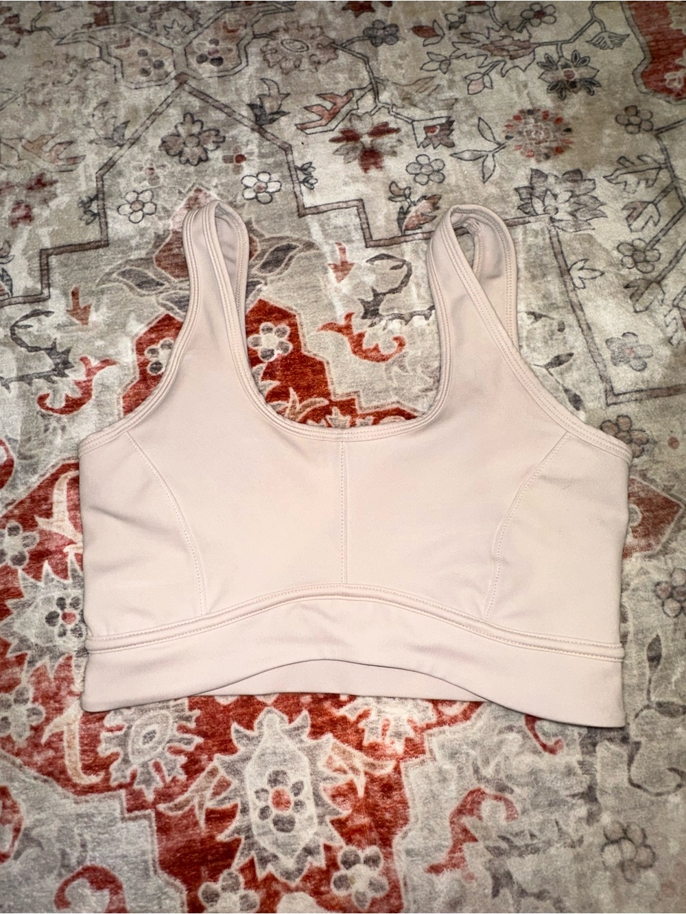 Women's Light Pink Sports Bra - Allfenix